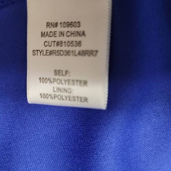 NWT Rabbit Rabbit Rabbit Royal Blue Lace Maxi Dress 22W Modest Formal Churchwear - Picture 11 of 11